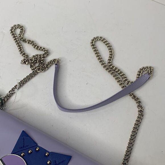 Kate Spade Spademals Smitten Kitten leather chain crossbody bag NWT - Picture 11 of 11